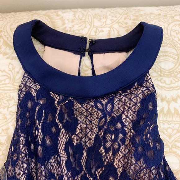 A-Line Halter Party Dress - Picture 3 of 4